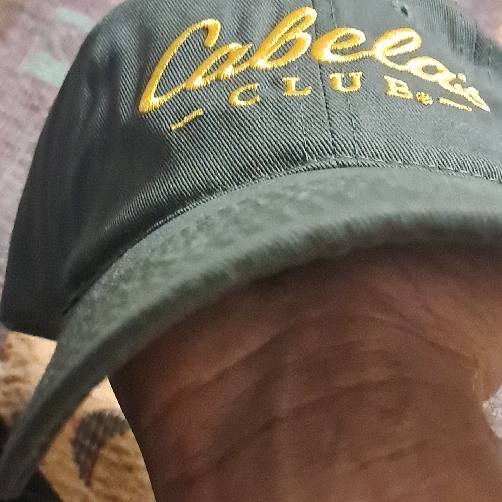 Cabela's Gray Cap with Yellow Logo - Picture 5 of 10